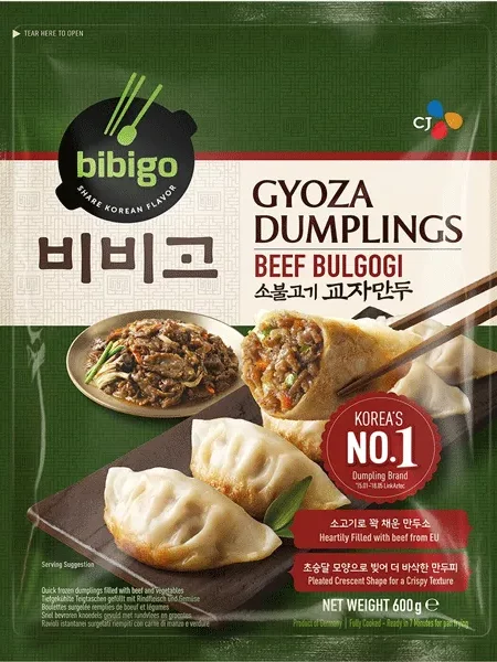 Beef Bulgogi Gyoza Dumpling Mandu 12x600g